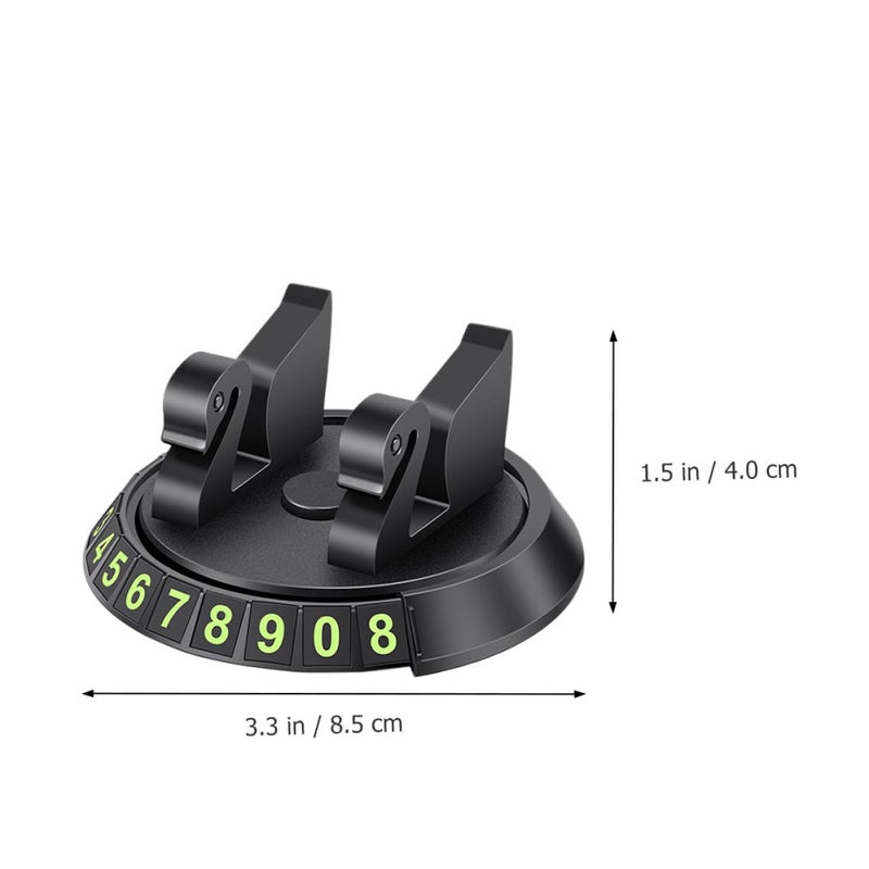 Universal Car Phone Holder with Temporary Parking Card Portable Vehicle Mount - Image 3