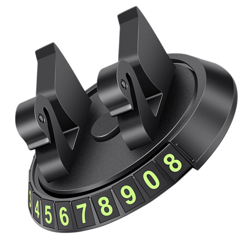 Universal Car Phone Holder with Temporary Parking Card Portable Vehicle Mount - Image 2