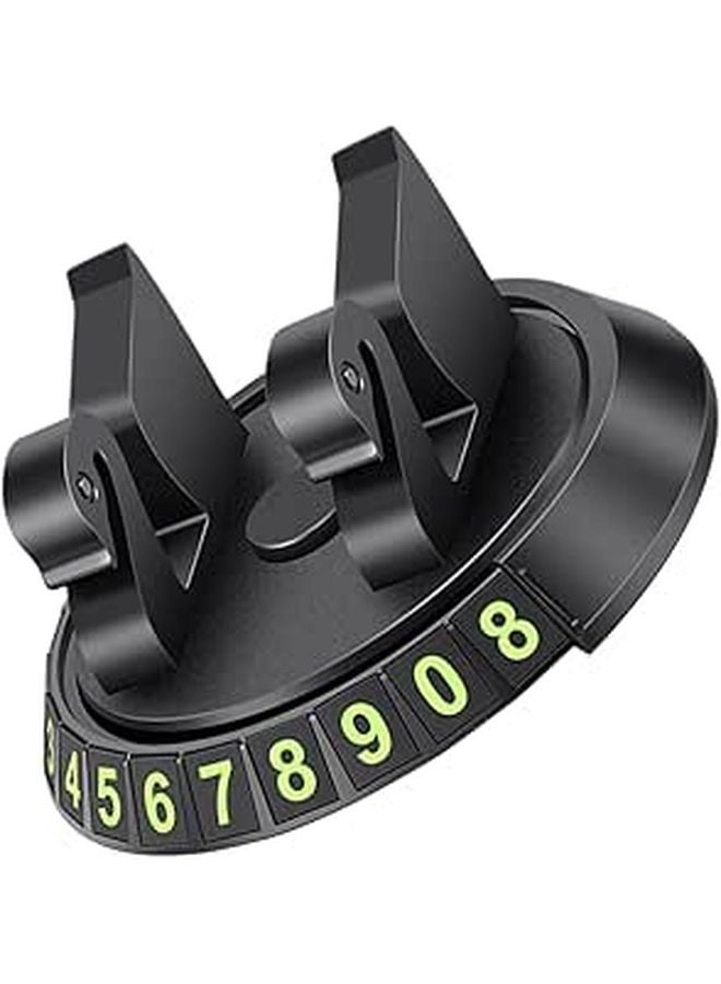 Universal Car Phone Holder with Temporary Parking Card Portable Vehicle Mount - Image 1