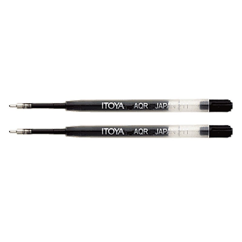 Itoya AQR-10BP-BK Aquaroller Pen Ink Refill 2-Pack Black - Image 5