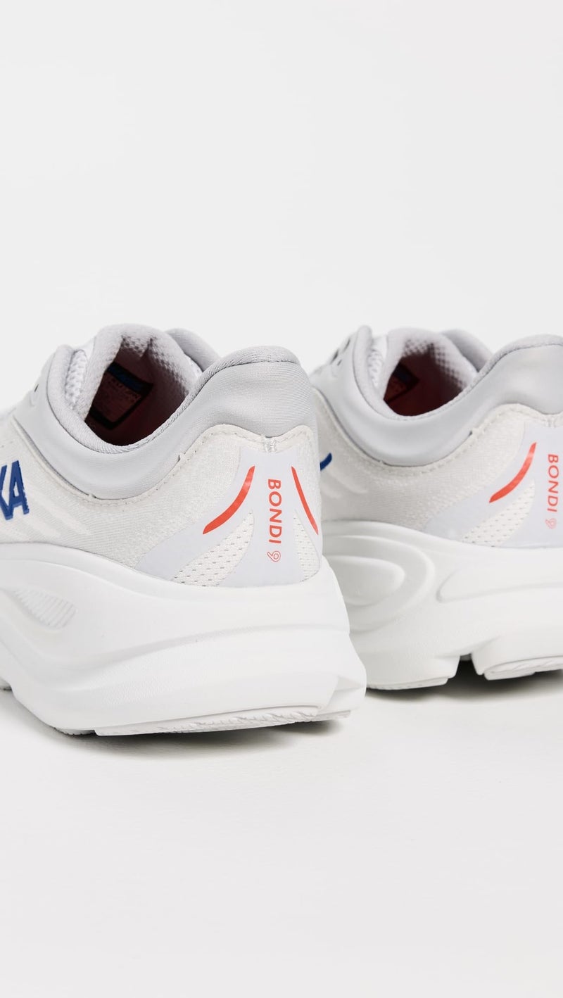 Hoka Men's Bondi 9 Sneaker, Cosmic Grey/Ultramarine, 10 - Image 3