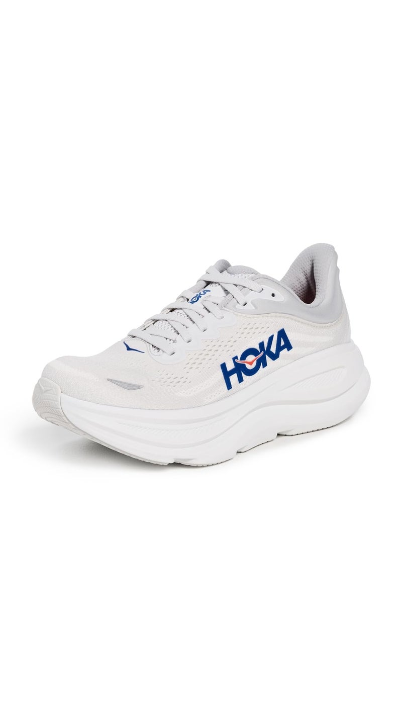 Hoka Men's Bondi 9 Sneaker, Cosmic Grey/Ultramarine, 10 - Image 5