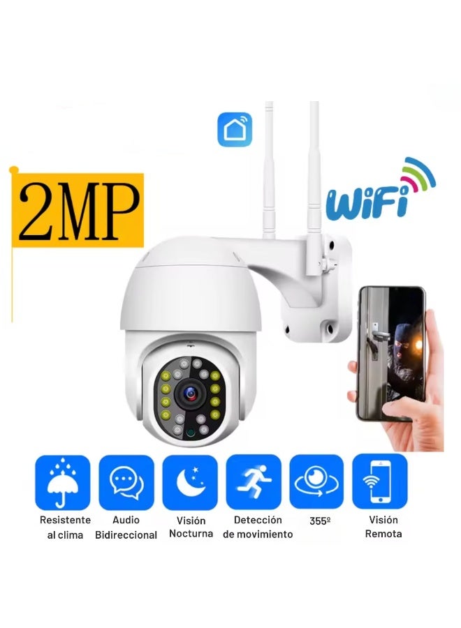 Jortan 3MP Security Dome Surveillance Camera with Color Night Vision, H.265 Encoding, Two-Way Audio, Smart Detection and Wi-Fi Connectivity IP66, for Indoor or Outdoor Use - Image 4