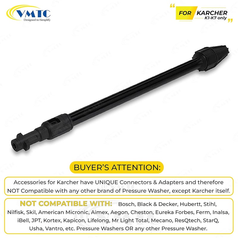 VMTC Dirt Blaster Turbo Nozzle Lance Compatible with Karcher Pressure Washer K1K7 HighPressure Car Washer Accessory - Image 4