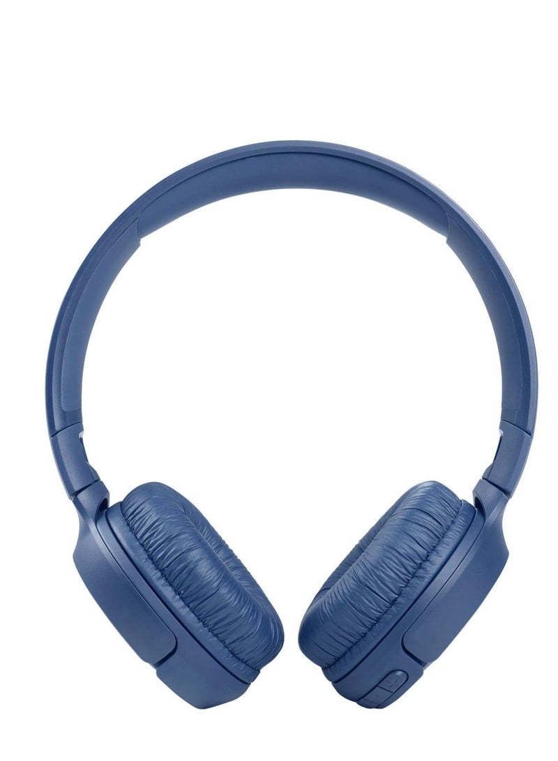 JBL JBL Tune 510BT: Wireless On-Ear Headphones with Purebass Sound - Blue  - Image 2