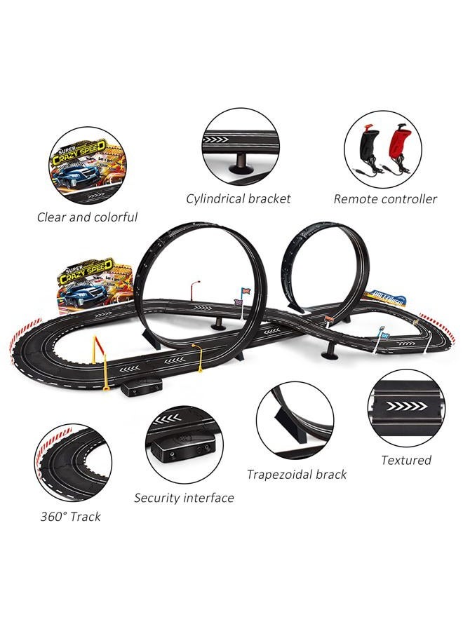 Rcovasc Kids Toy-Electric Powered Slot Car Race Track Set Boys Toys for 6 7 8-12 Years Old Boy Girl Best Gifts - Image 4