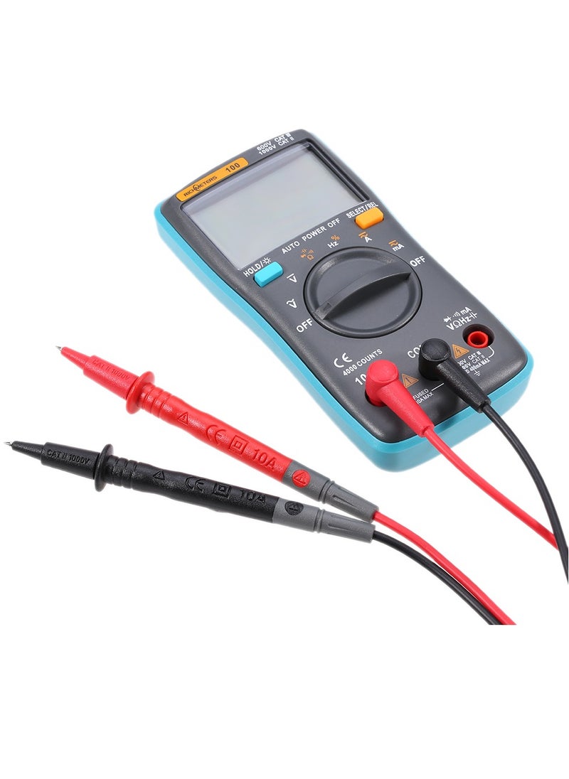RICHMETERS - True RMS Multifunctional LCD Digital Multimeter DMM DC AC Voltage Current Resistance Diode Continuity Capacitance Frequency Duty Tester - Image 1
