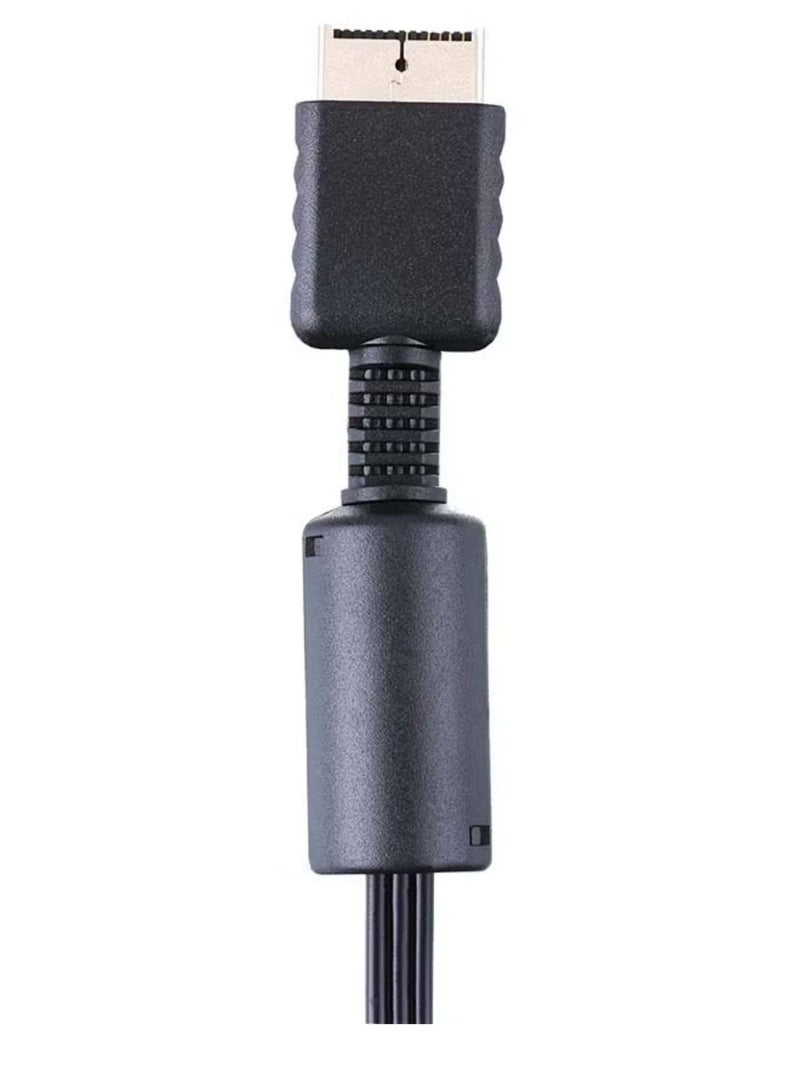 Audio Video Cable For Sony PS/PS2/PS3 Black/White/Red  - Image 2