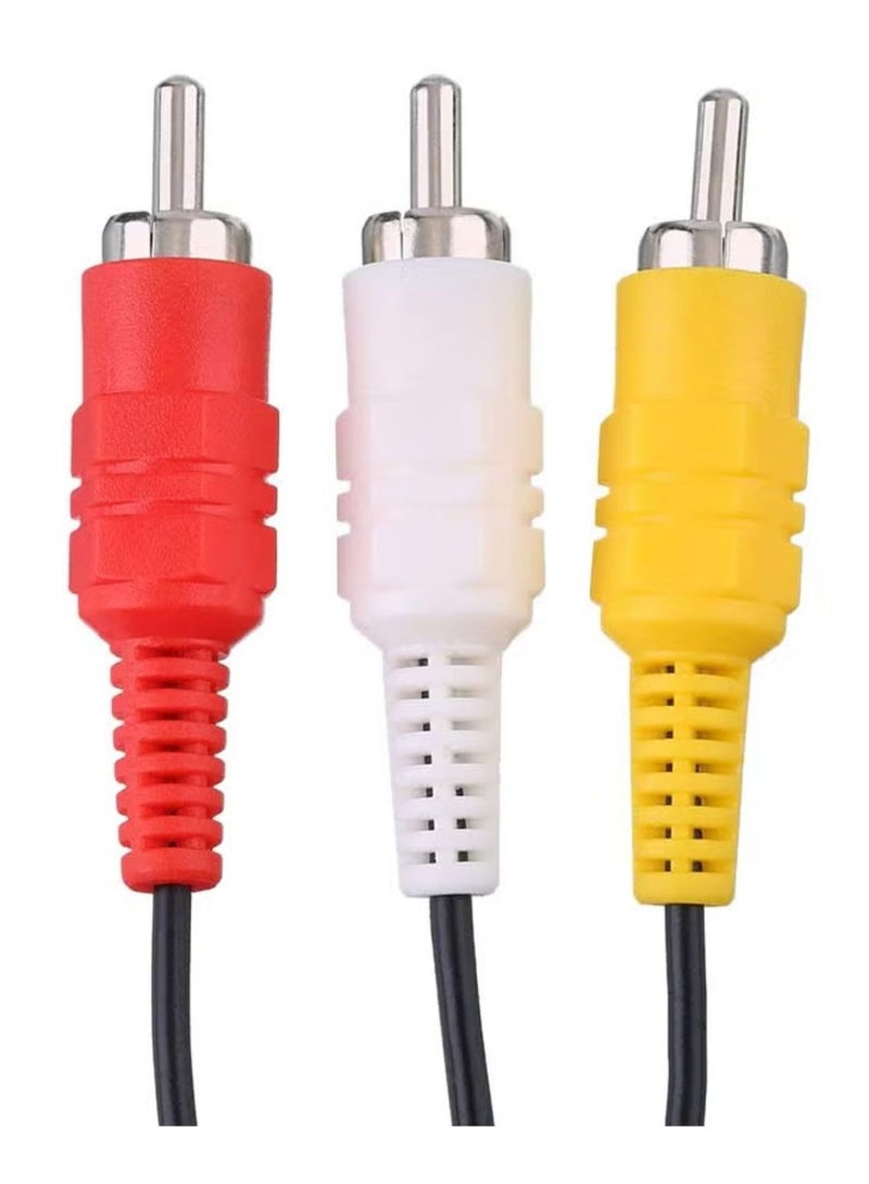 Audio Video Cable For Sony PS/PS2/PS3 Black/White/Red  - Image 3