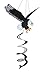 In the Breeze 4286 Eagle Twister Unique Outdoor Hanging Bird Decoration Spinner for Porches Patios Decks - Image 3