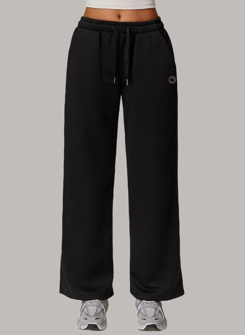 Womens Oversized Wide Leg Joggers