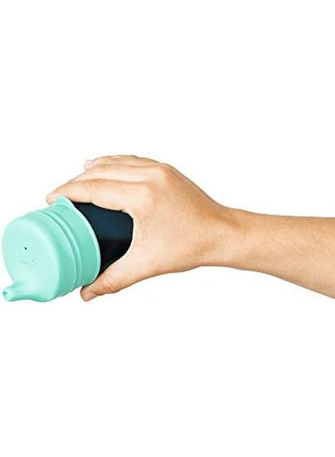 بون أغطية فوهة شرب من السيليكون قابلة للتمدد وقابلة لإعادة الاستخدام مع حاويات للأولاد - Image 4