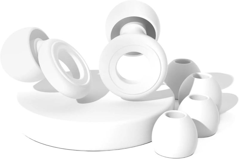 3sets Loop Ear Plugs Sleeping Noise Canceling Ear Plugs Swimming Silicone Ear Breed Stuffer Hear Protector(3Pcs White) - Image 1