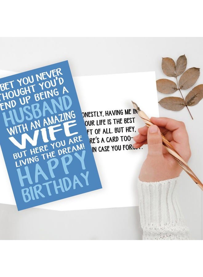 ICOOLYI Funny Son-in-Law Birthday Card from Awesome In-Laws – Humorous and Sarcastic Greeting for Son-in-Law Living the Dream – Happy Birthday Card for Him - Image 2