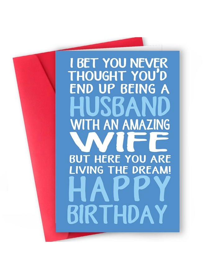 ICOOLYI Funny Son-in-Law Birthday Card from Awesome In-Laws – Humorous and Sarcastic Greeting for Son-in-Law Living the Dream – Happy Birthday Card for Him - Image 1