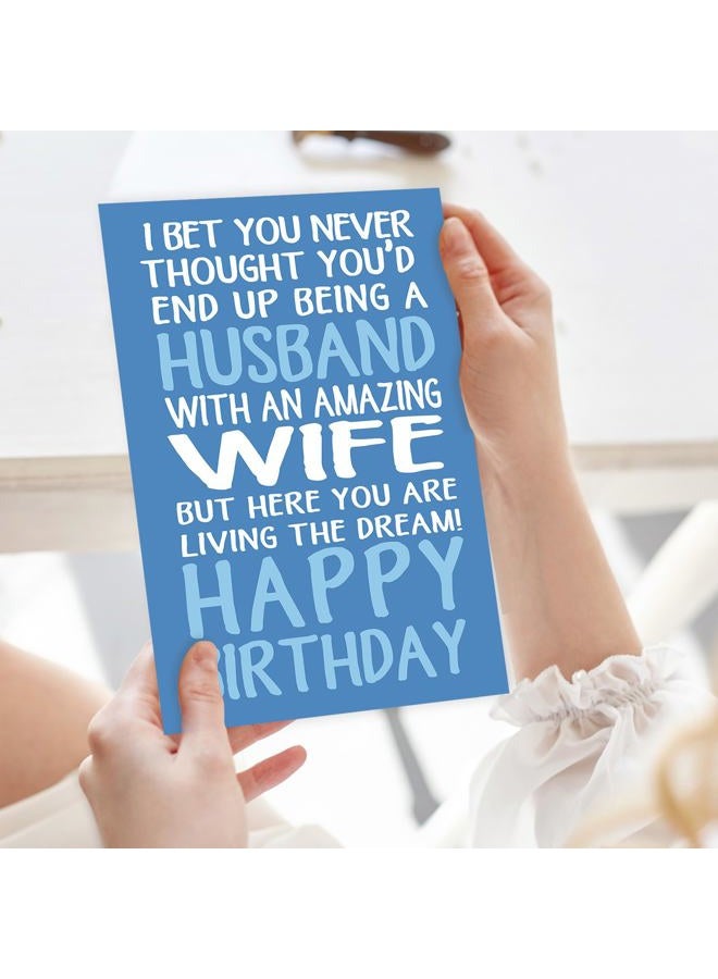 ICOOLYI Funny Son-in-Law Birthday Card from Awesome In-Laws – Humorous and Sarcastic Greeting for Son-in-Law Living the Dream – Happy Birthday Card for Him - Image 4