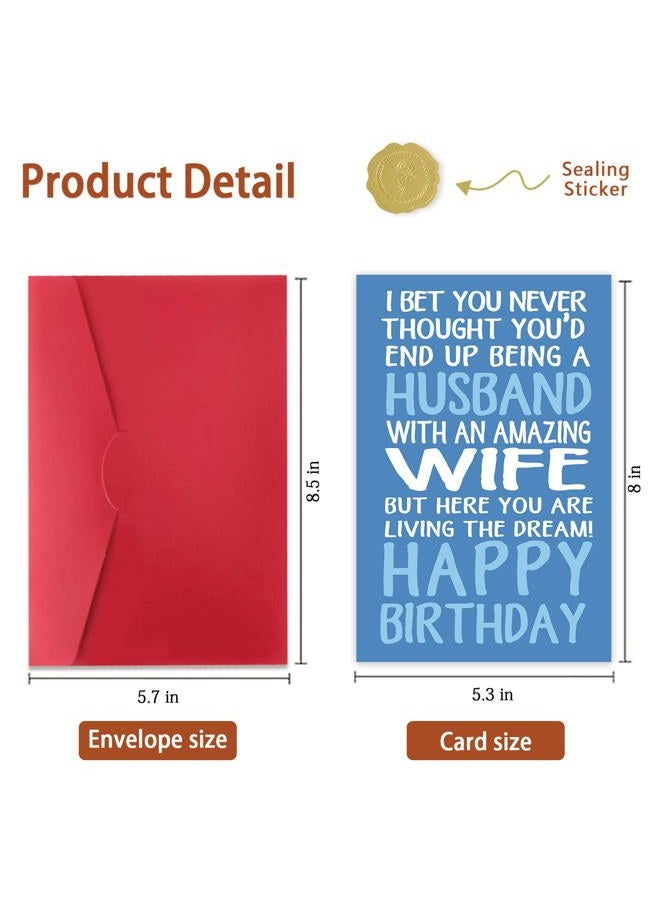 ICOOLYI Funny Son-in-Law Birthday Card from Awesome In-Laws – Humorous and Sarcastic Greeting for Son-in-Law Living the Dream – Happy Birthday Card for Him - Image 3