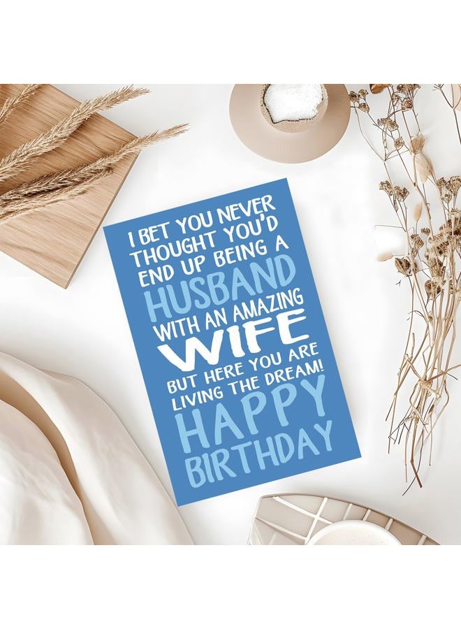 ICOOLYI Funny Son-in-Law Birthday Card from Awesome In-Laws – Humorous and Sarcastic Greeting for Son-in-Law Living the Dream – Happy Birthday Card for Him - Image 5
