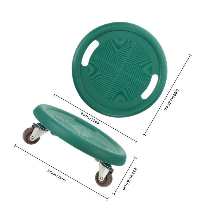 1 Set of Fitness Equipment Abdominal Exercise Sliding Disc Fitness Exercising Board with Knee Cushion - Image 2