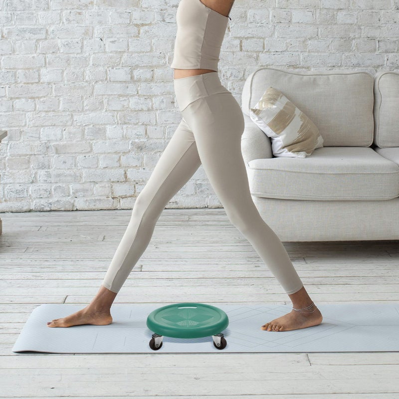 1 Set of Fitness Equipment Abdominal Exercise Sliding Disc Fitness Exercising Board with Knee Cushion - Image 4