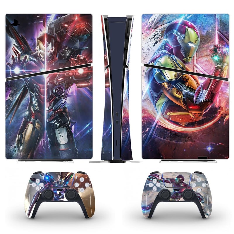 PEYANZ Vinyl Skin Compatible with PS5 Slim (Digital Edition) | HD Print, Scratch Resistant, Bubble-Free Application - Image 1