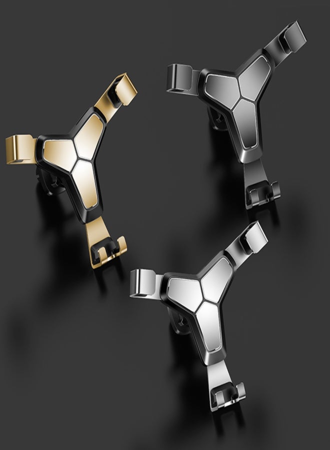 فيسكو حامل هاتف للسيارة من فيسكو Y2، يُثبّت على الزجاج الأمامي أو فتحة التهوية، مصنوع من سبائك الألومنيوم، يتميز بقوة تثبيت فائقة، متوافق مع هواتف هواوي برو 20/سامسونج/شاومي الذكية من 4 إلى 7 بوصات. - Image 5