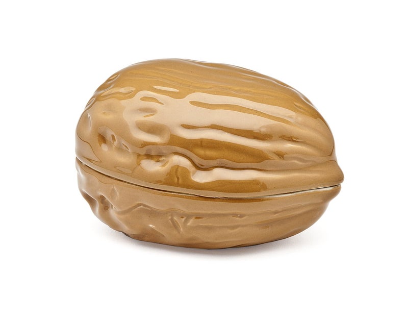 طبق وجبات خفيفة من غودينجر بتصميم الجوز لوجبات خفيفة وحلويات ونعناع ورقائق أكثر من البورسلين