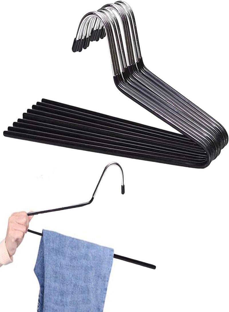 GGOOT Hanger for Pants, Heavy Duty Jeans Trouser Hanger Closet Space Saver, Trouser Hanger for Tie Scarf Shock Jeans Towel Clothes  - Image 5