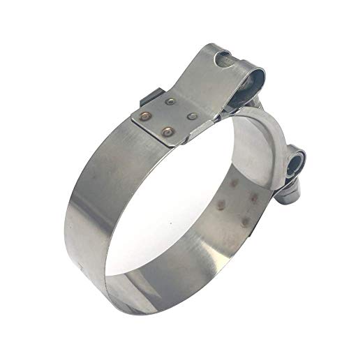 ISPINNER 2 Pack 1.25 Inch Stainless Steel T-Bolt Hose Clamps, Clamp Range 41-46mm for 1.25" Hose ID, Pack of 2 - Image 5