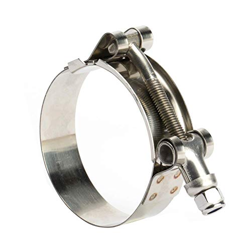 ISPINNER 2 Pack 1.25 Inch Stainless Steel T-Bolt Hose Clamps, Clamp Range 41-46mm for 1.25" Hose ID, Pack of 2 - Image 4