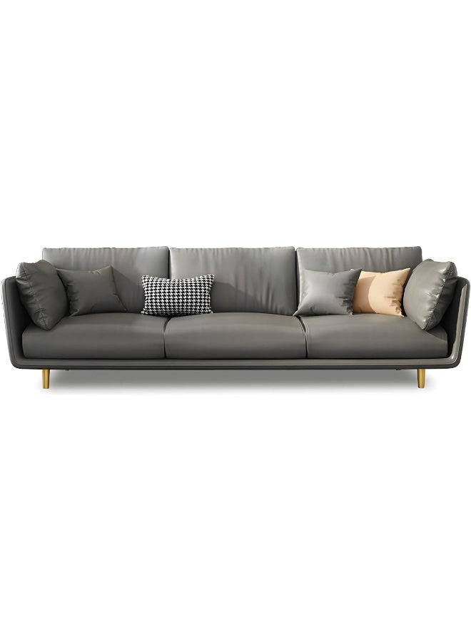 Comfynest Comfynest 80.31'' Pillow Top Arm Modern Pillow Back Tech Cloth Sofa 