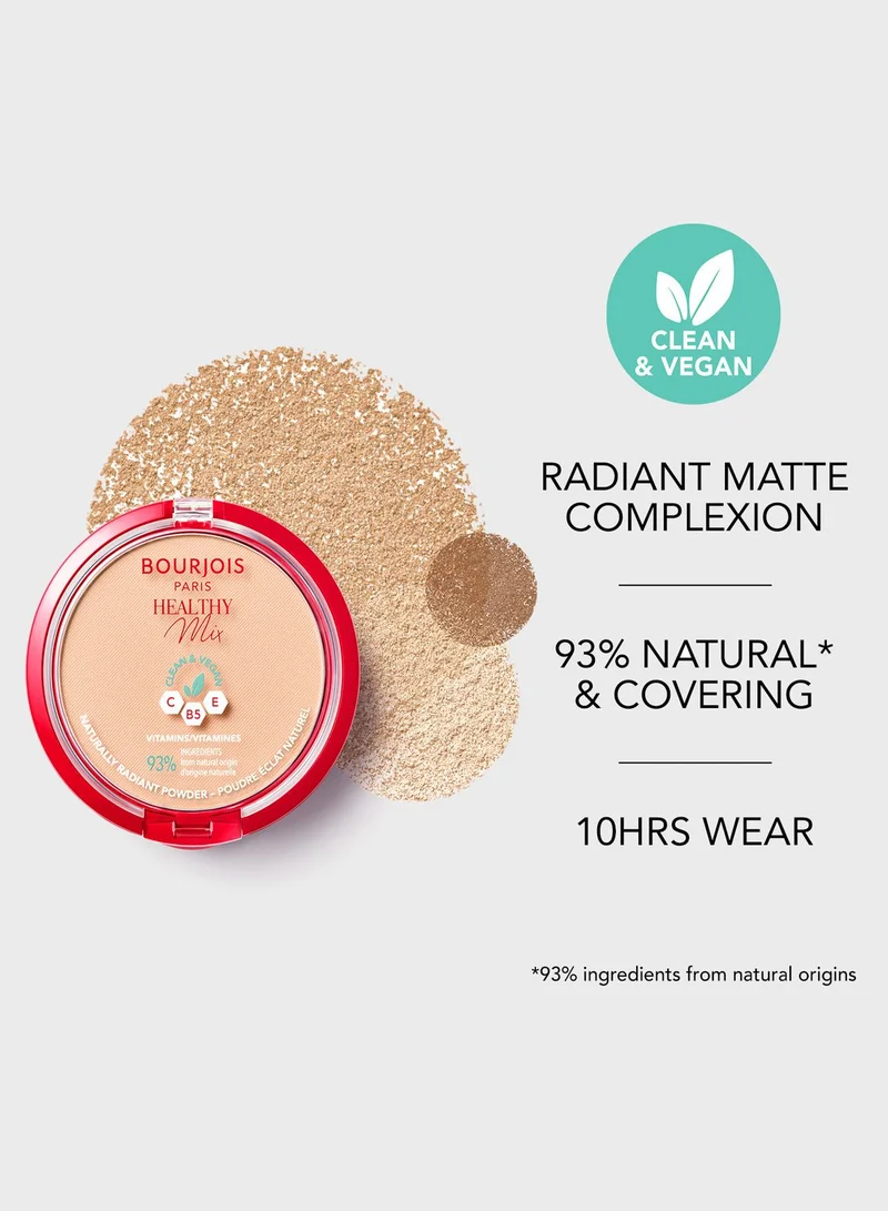 BOURJOIS PARIS Healthy Mix Clean Powder - 02 - Vanilla, 10g