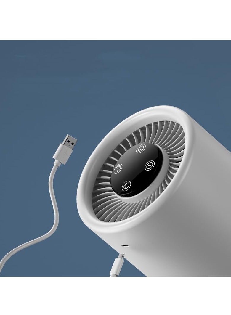 XiuWoo Air Purifiers for Home, 3 in 1 Filter cleaner, True H13 Hepa, Improve Air Quality, Air Freshener for Home 1 Pack, White - Image 2