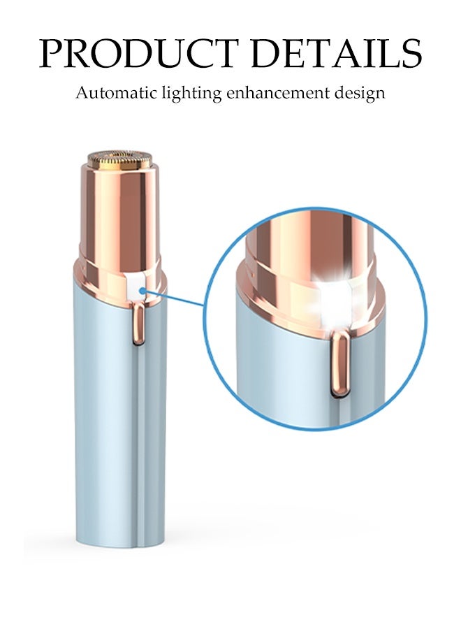 DUNISO إزالة الشعر الكهربائية، جهاز إزالة الشعر للوجه قابل لإعادة الشحن عبر USB للنساء، جهاز إزالة الشعر بدون ألم، سهل الحمل، سهل التنظيف، للشفاه، الذقن، الذراعين - Image 3