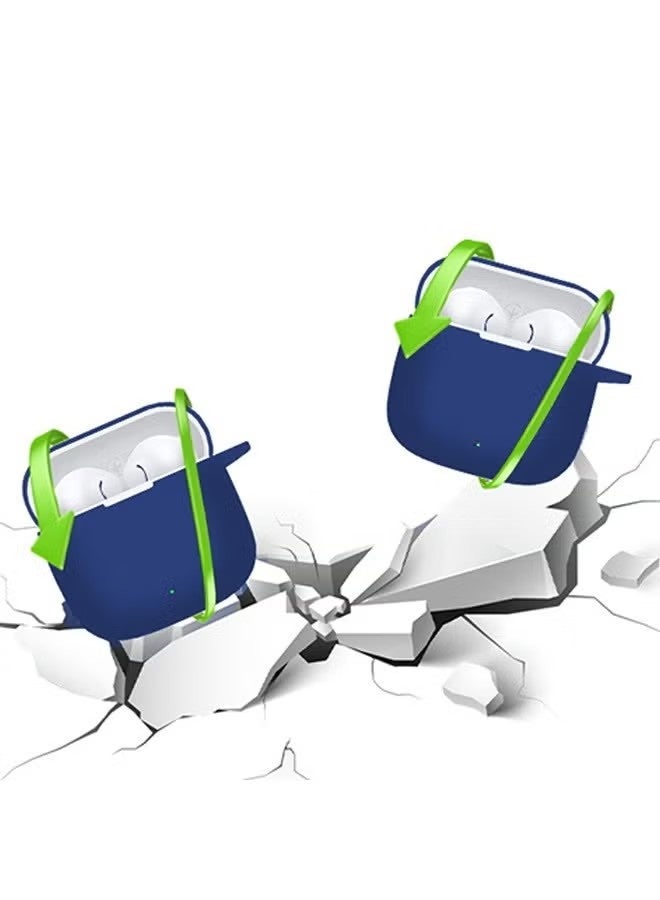 غطاء حالة وقائي للسيليكون الناعم لـ Huawei Freebuds SE 2 / SE 3 مع مجموعة نظافة وسلسلة المفاتيح - Image 3