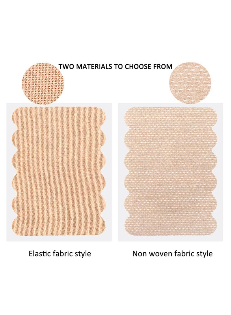 Underarm Sweat Pads, 20 Pcs Disposable Underarm Sweat Pads, Invisible Self-Adhesive Cotton Absorbent Armpits Antiperspirant Stickers, Dress Shields, Enhanced Anti Sweat Protection (Elastic Fabric) - Image 5