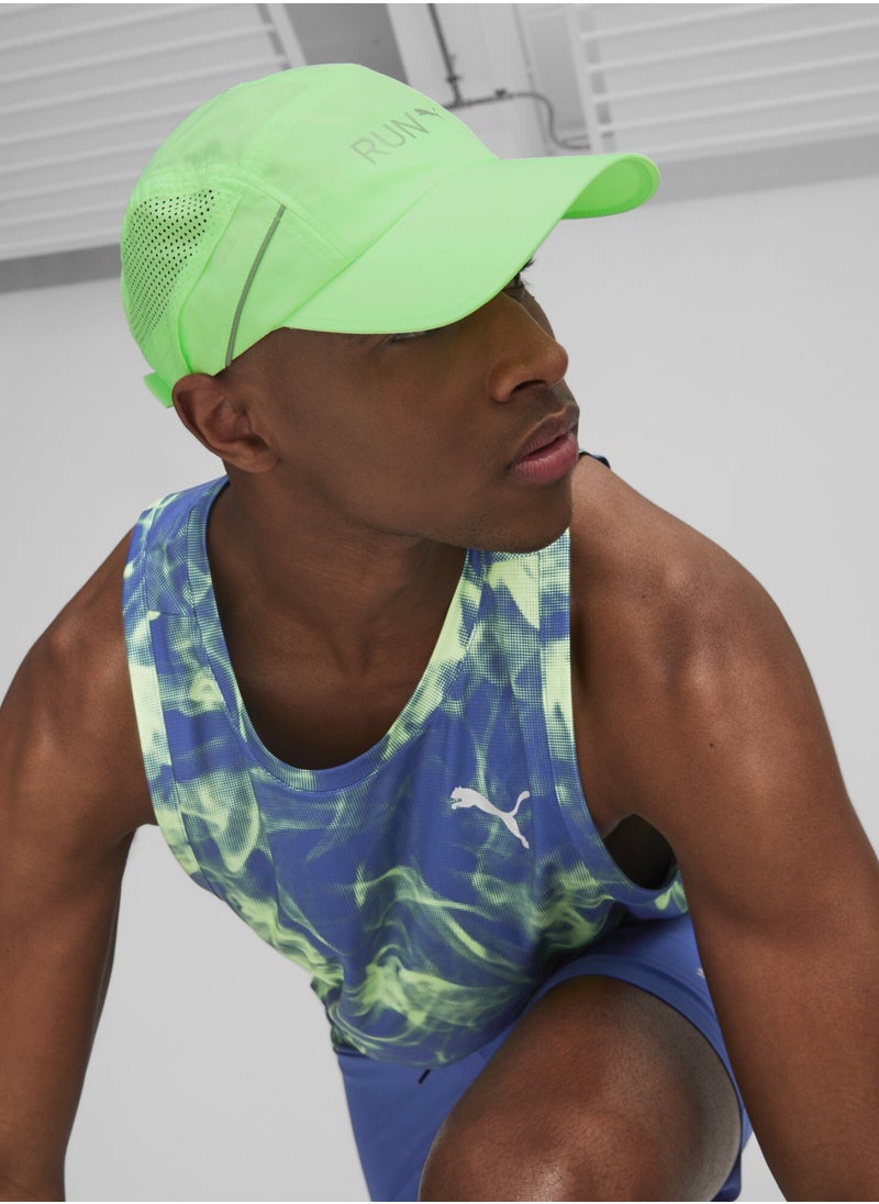 Lightweight Green Running Cap