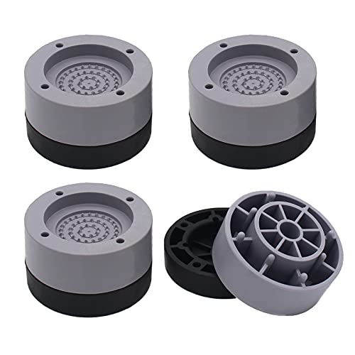 HANIHUA 4 Pack Round Bed Furniture Risers 1 inch Adjustable Bed Lifts Risers for Bed Frame, Sofa, Chair Risers, Home Heavy Duty Table Couch Legs Feet Accessories, 1300 lbs - Image 1