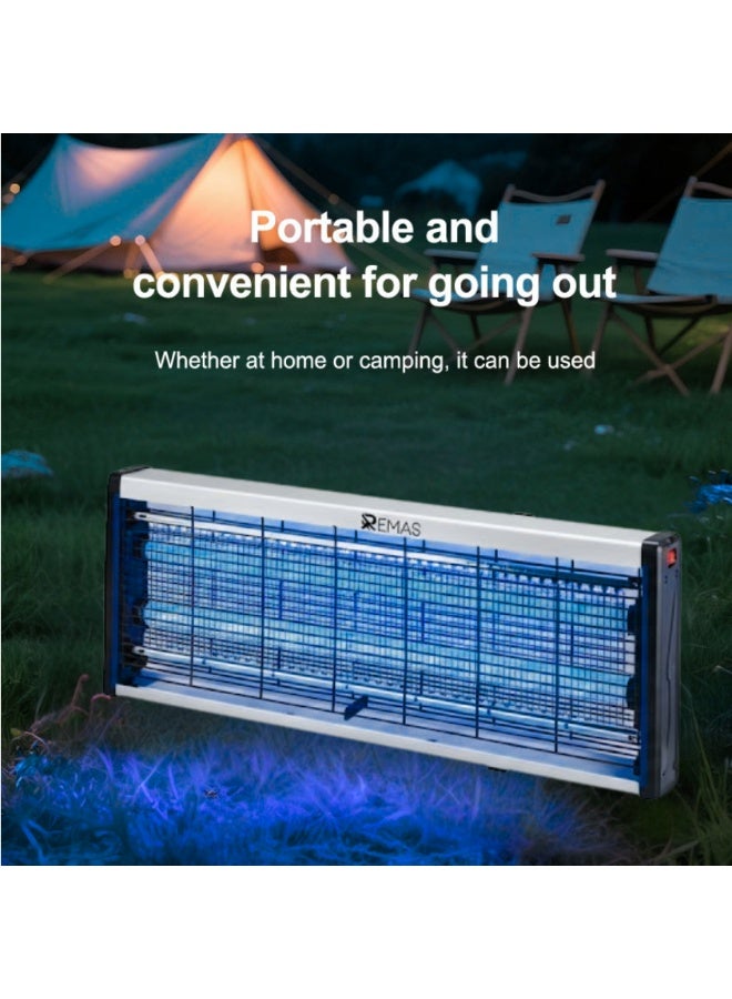 remas 12W Electric mosquito killer lamp, Electronic Zapper, Insect Fly Killer ,Powerful Mosquito Zapper, Moth Trap, Indoor Use. Instant Electric Mosquito swatter, High-Voltage Fly Zapper, Fruit Fly Traps Fly Killer ,Electric Fly Swatter . - Image 4