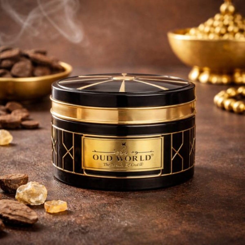 Oud World Kashmiri Bakhoor – Luxury Arabian Bakhoor Incense | Oud & Woody Fragrance, 240g - Image 2
