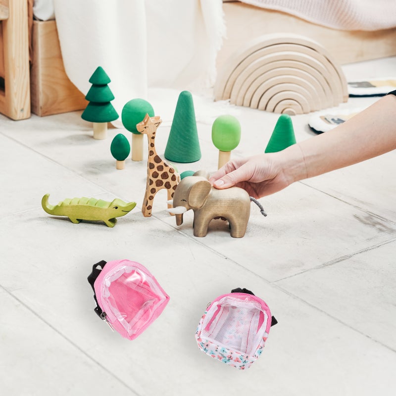 2Pcs Mini Backpack Model Decorative Backpack Mini House Decor Accessories - Image 4
