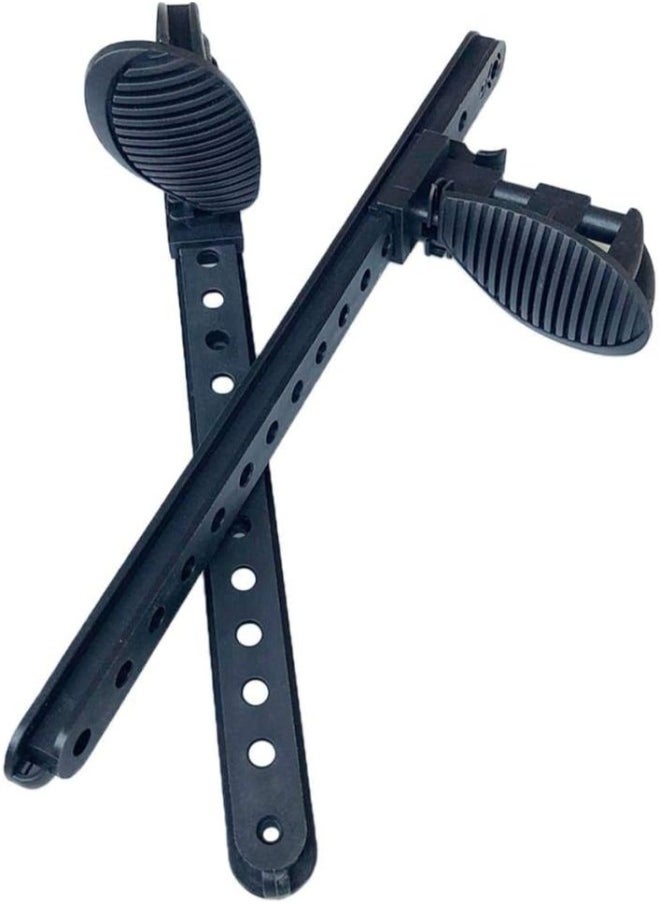 silvercnc 1 Pair Kayak Foot Pegs Canoe Pedal Trigger  - Image 1