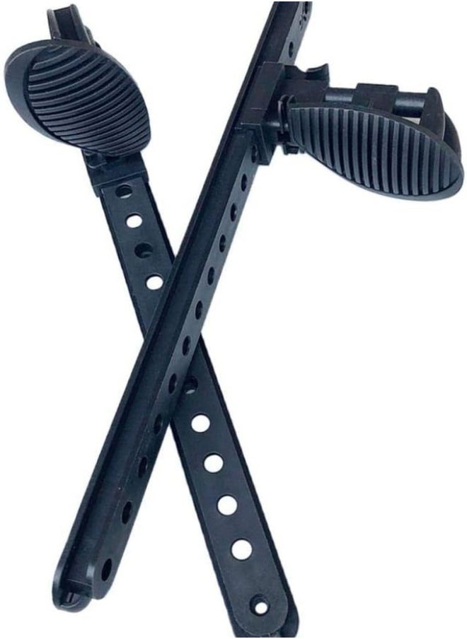 silvercnc 1 Pair Kayak Foot Pegs Canoe Pedal Trigger  - Image 5