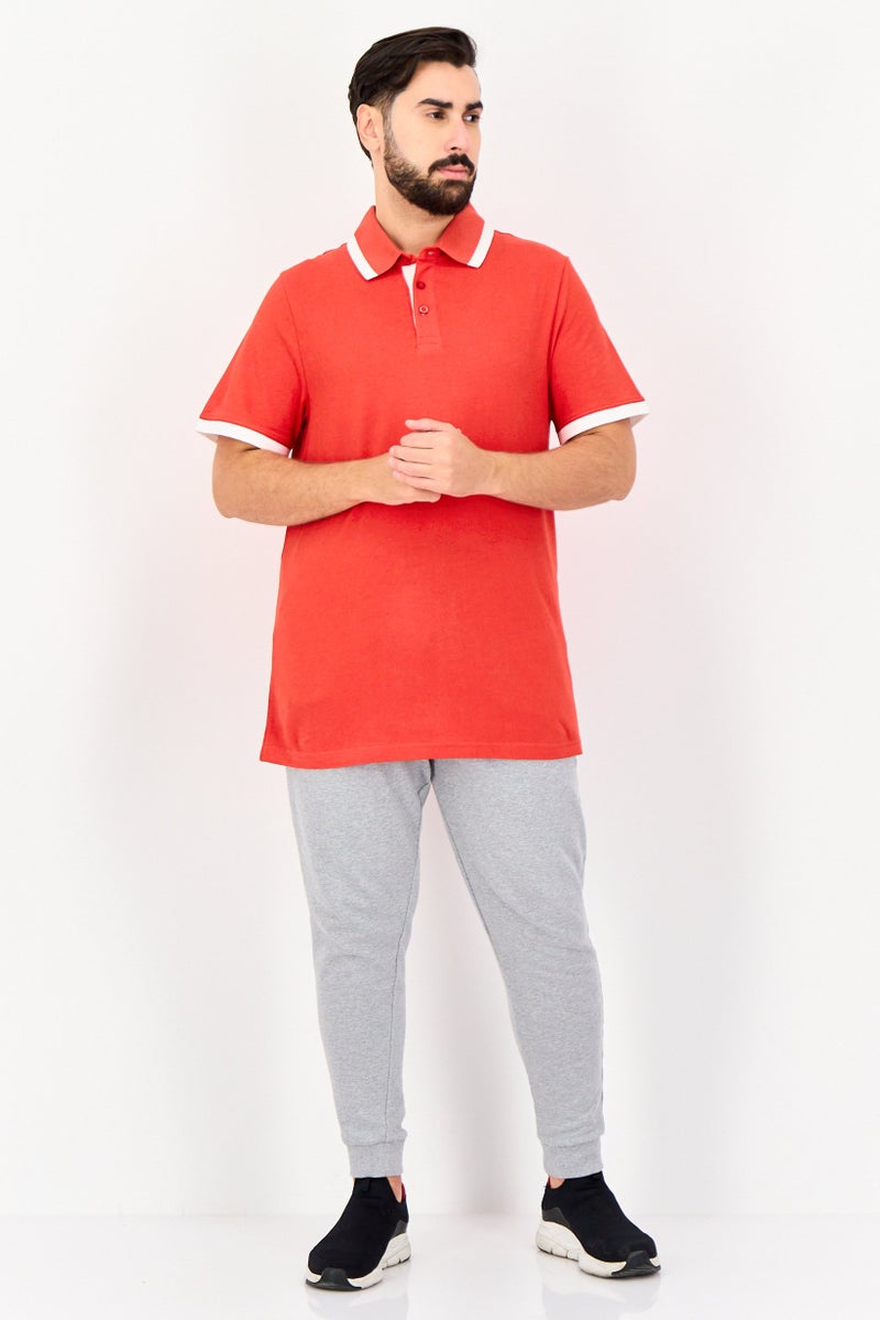 PUMA Men Sportswear Fit Short Sleeve Outdoor Polo Shirt, Red - Image 4