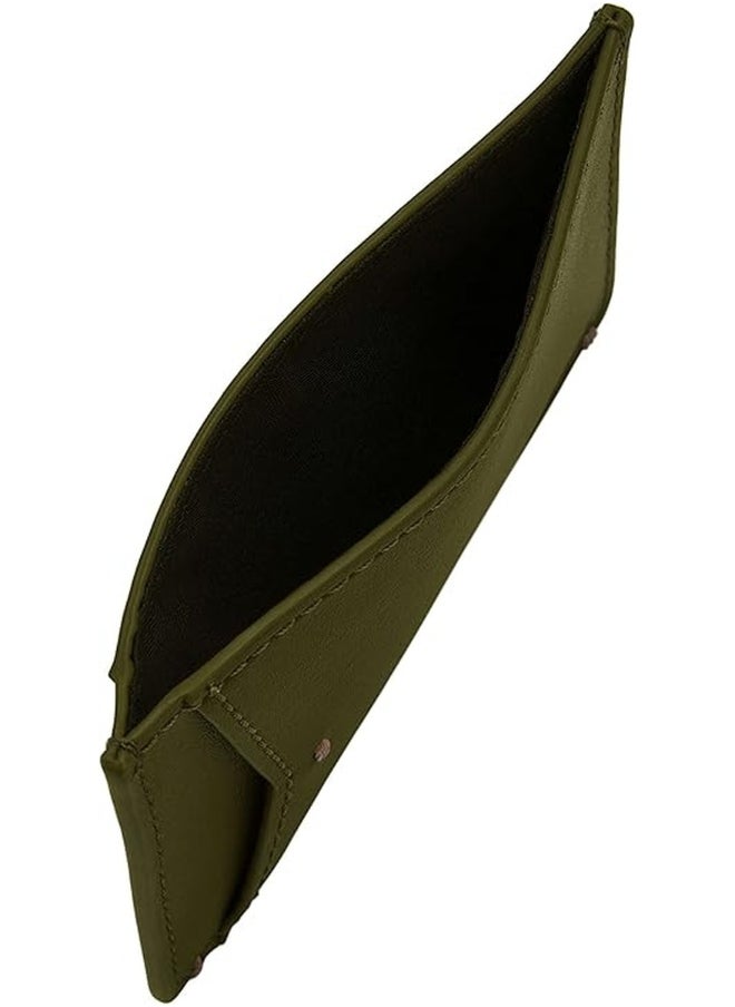 FOSSIL - Fossil Men's Joshua Vegan Cactus Slim Minimalist Card Case Front Pocket Wallet for Men - Image 1