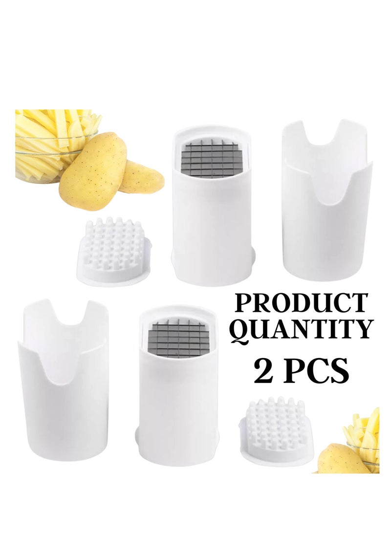 SYOSI French Fry Cutter, Deep Fryer Air Fryer Potato Fries Cutter Natural Cut French Fry Cutter, Veggie Dicer Chopper Veg Chopper - Image 3