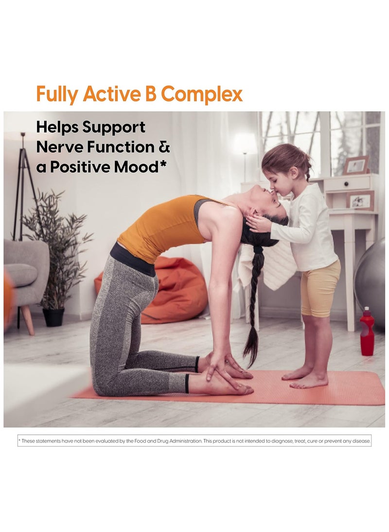 Doctor's BEST Fully Active B Complex Supports Energy Nervous System Optimal Health 60 Veg Caps  - Image 5
