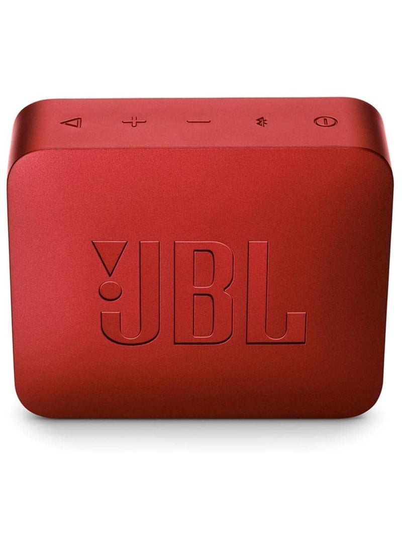 JBL GO 2 Portable Bluetooth Speaker 3 Watts - Red - Image 2