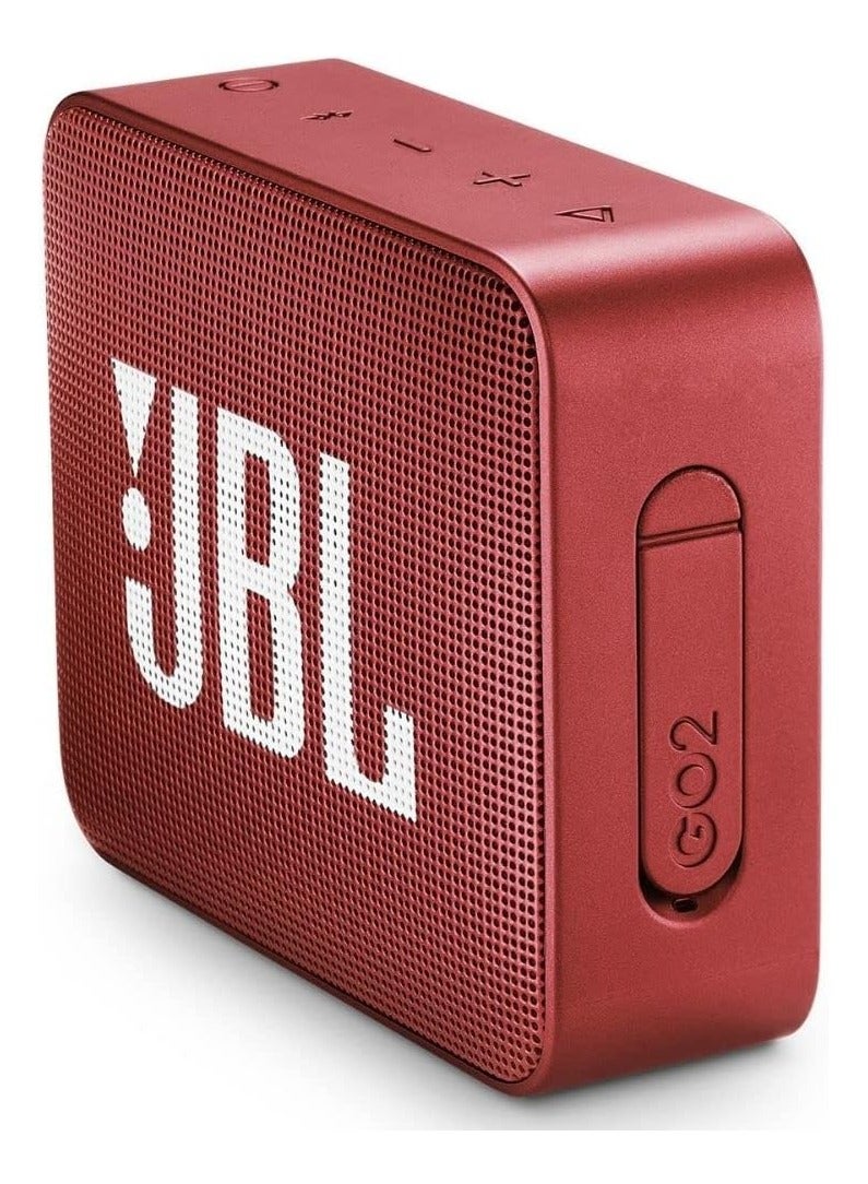 JBL GO 2 Portable Bluetooth Speaker 3 Watts - Red - Image 3