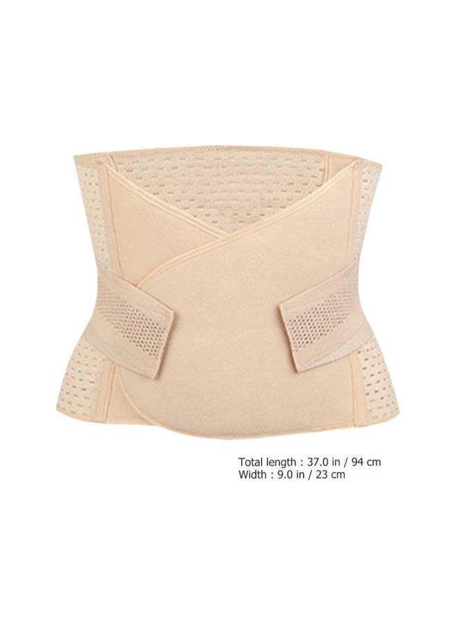 Generic - Postpartum Belly Wrap Women C Section Girdle Belt Post Partum Support After Birth Recovery Band Waist Pelvis Shapewear Khaki - Image 1